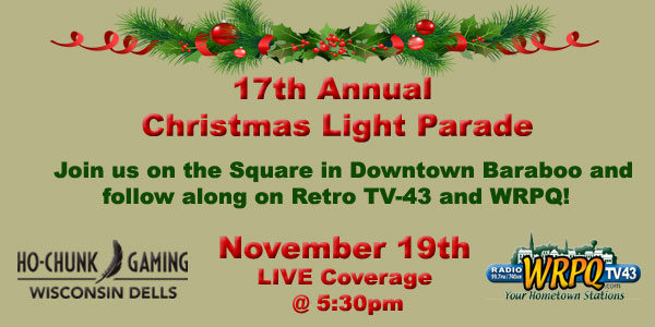 17th Annual Baraboo "Christmas Light Parade" | 99.7 MAX FM